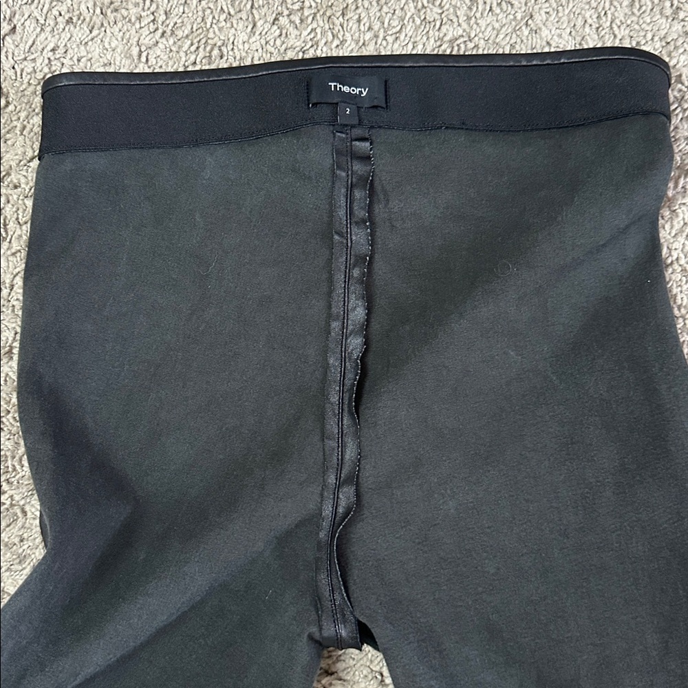 Theory Adbelle Women’s Stretch Skinny Leggings Black Size 2 - Picture 12 of 16